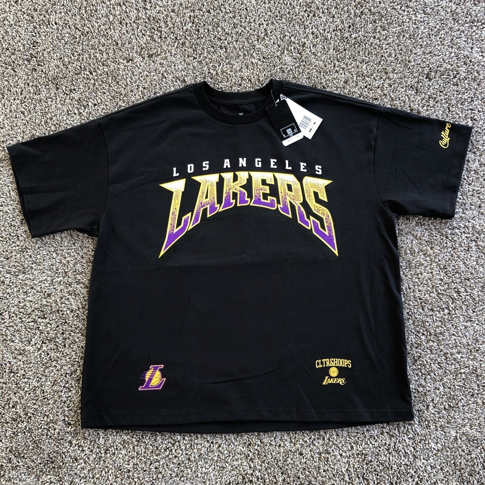 Los Angeles Lakers Two Hype Drip & Dime Collection Premium T-Shirt Men Large NWT